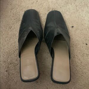 Nicole Black Women's Mules